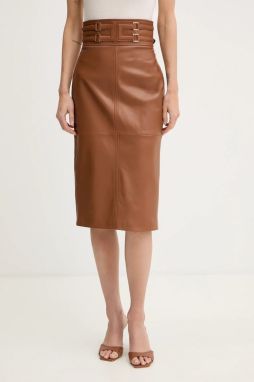 Kožená sukňa Elisabetta Franchi