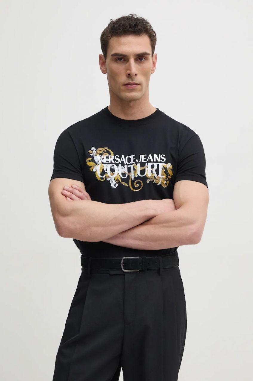 Bavlnené tričko Versace Jeans Couture