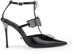 Kožené lodičky Kurt Geiger London Bow Point Gladiator Court