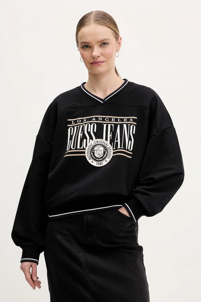 Bavlnená mikina Guess Jeans