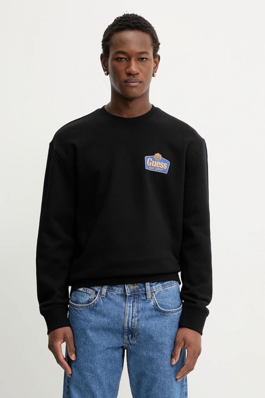 Bavlnená mikina Guess Jeans