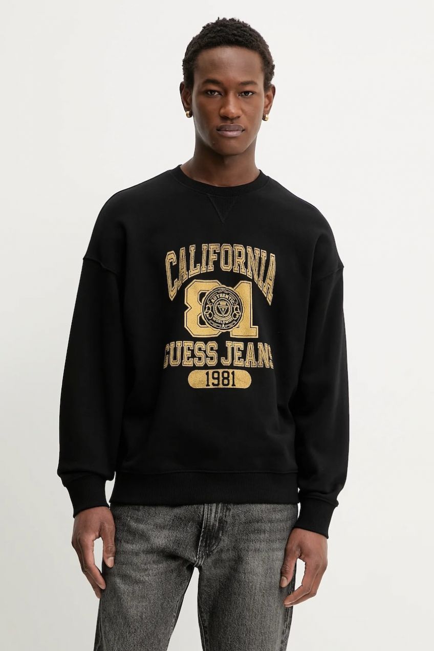 Bavlnená mikina Guess Jeans