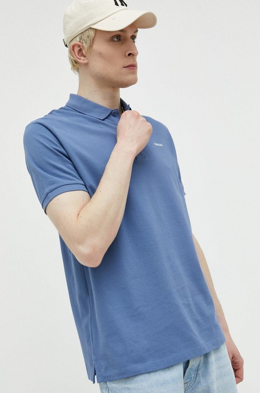 Bavlnené polo tričko HUGO Donos222