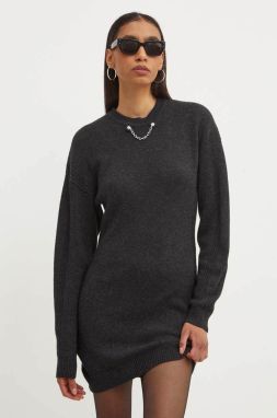 Vlnené šaty Moschino Jeans