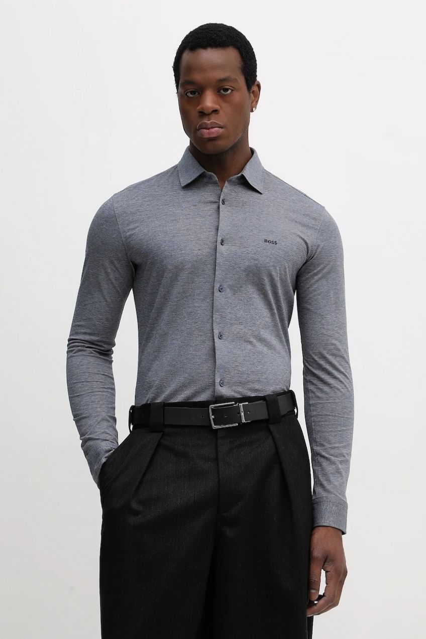 Bavlnená košeľa BOSS Orange