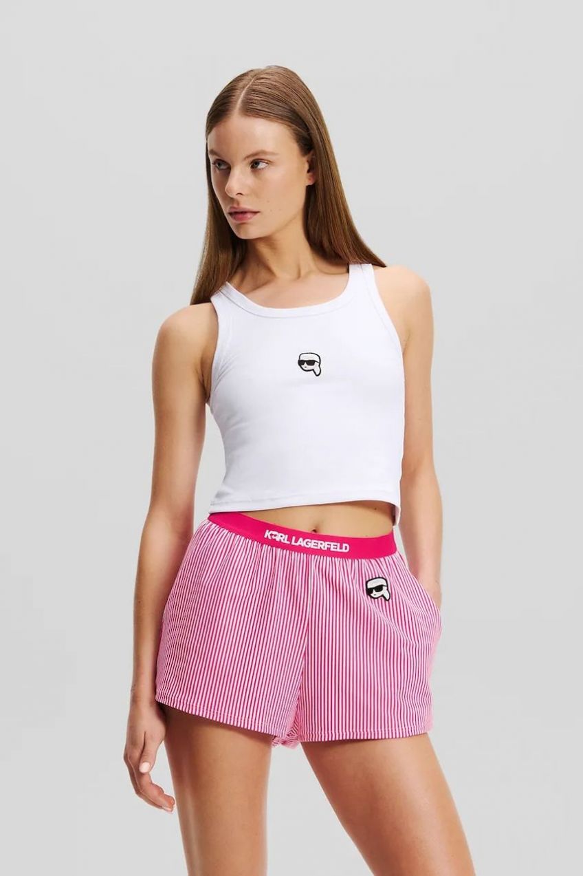 Bavlnené pyžamové šortky Karl Lagerfeld IKON