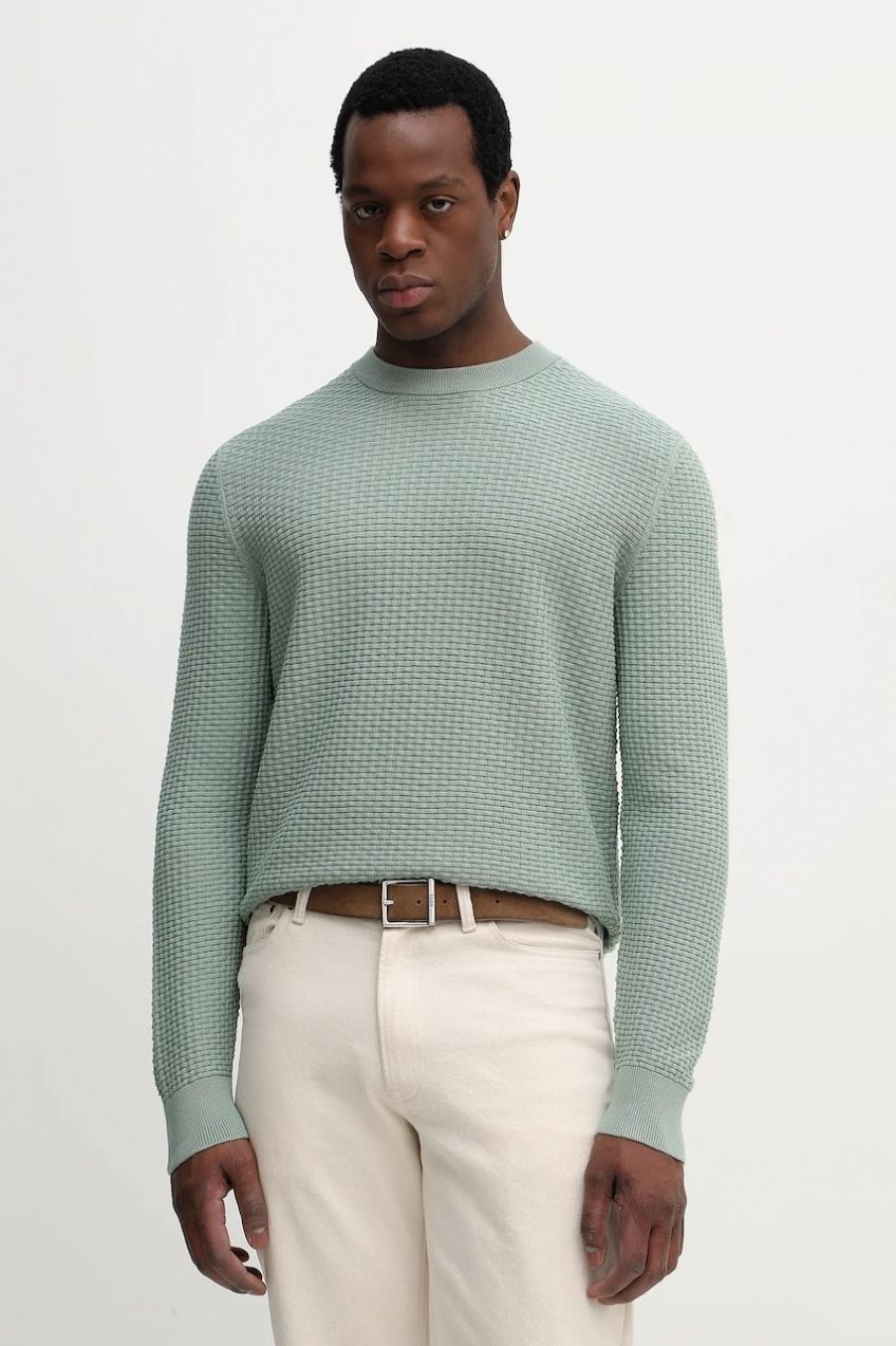 Bavlnený sveter BOSS