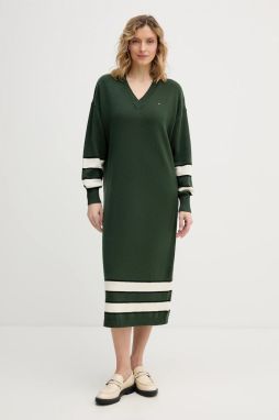 Šaty s prímesou kašmíru Tommy Hilfiger