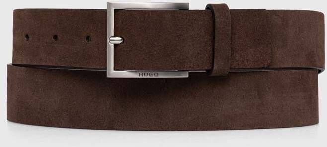 Semišový opasok HUGO Mirto_Sz35