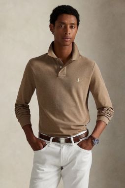 Bavlnené tričko s dlhým rukávom Polo Ralph Lauren
