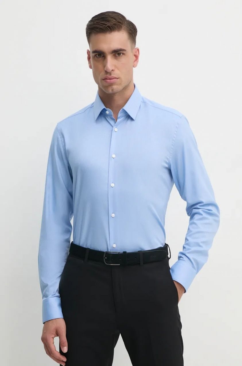 Košeľa BOSS H-HANK-s-kent-C1-232