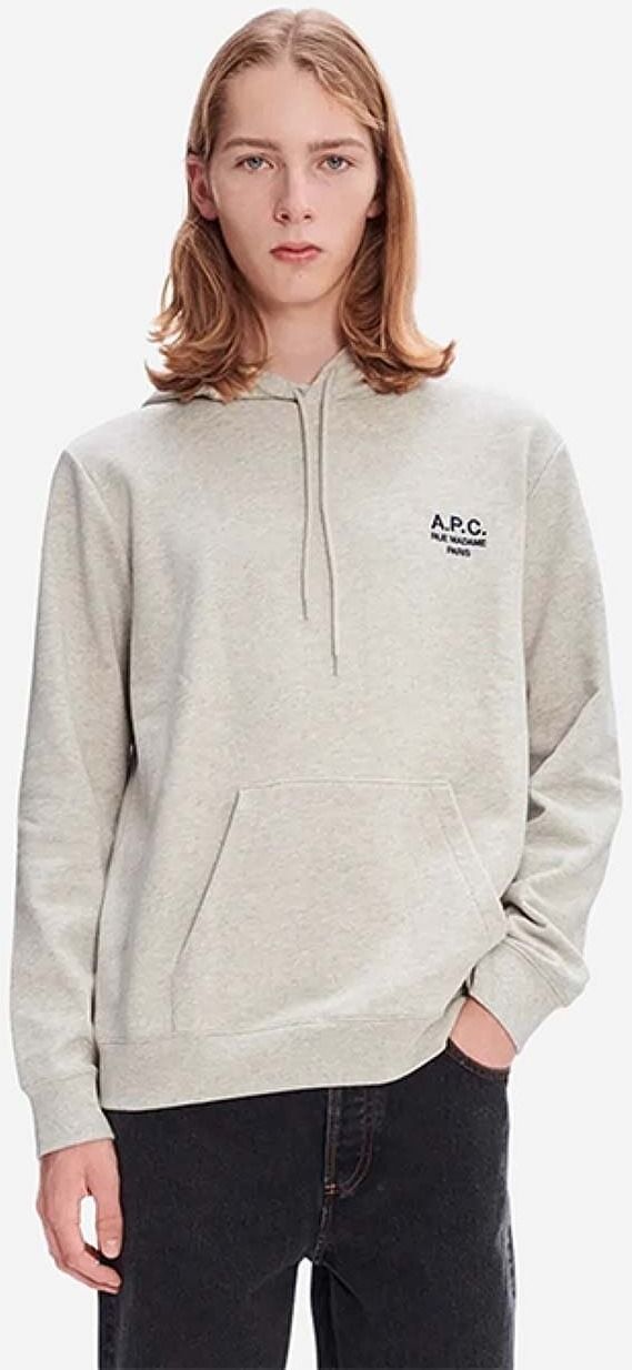 Bavlnená mikina A.P.C. Marvin Hoodie COEZD-H27733 BLACK