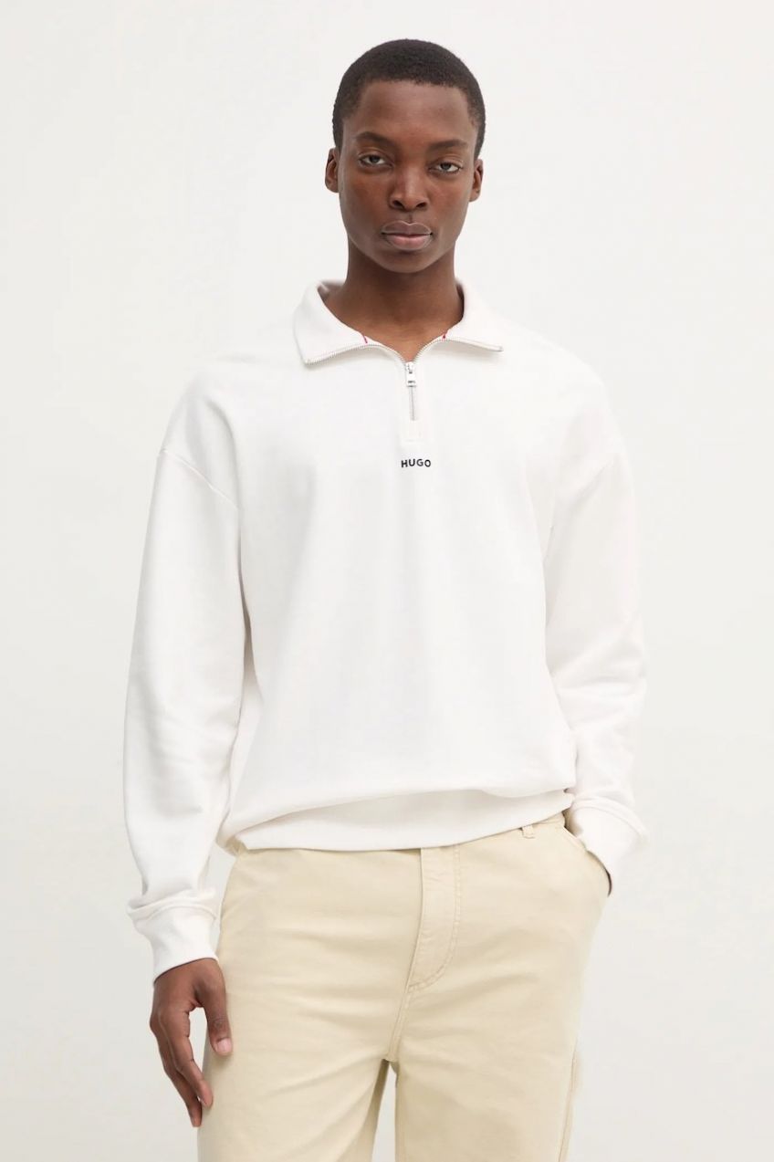 Bavlnená mikina HUGO Durty244