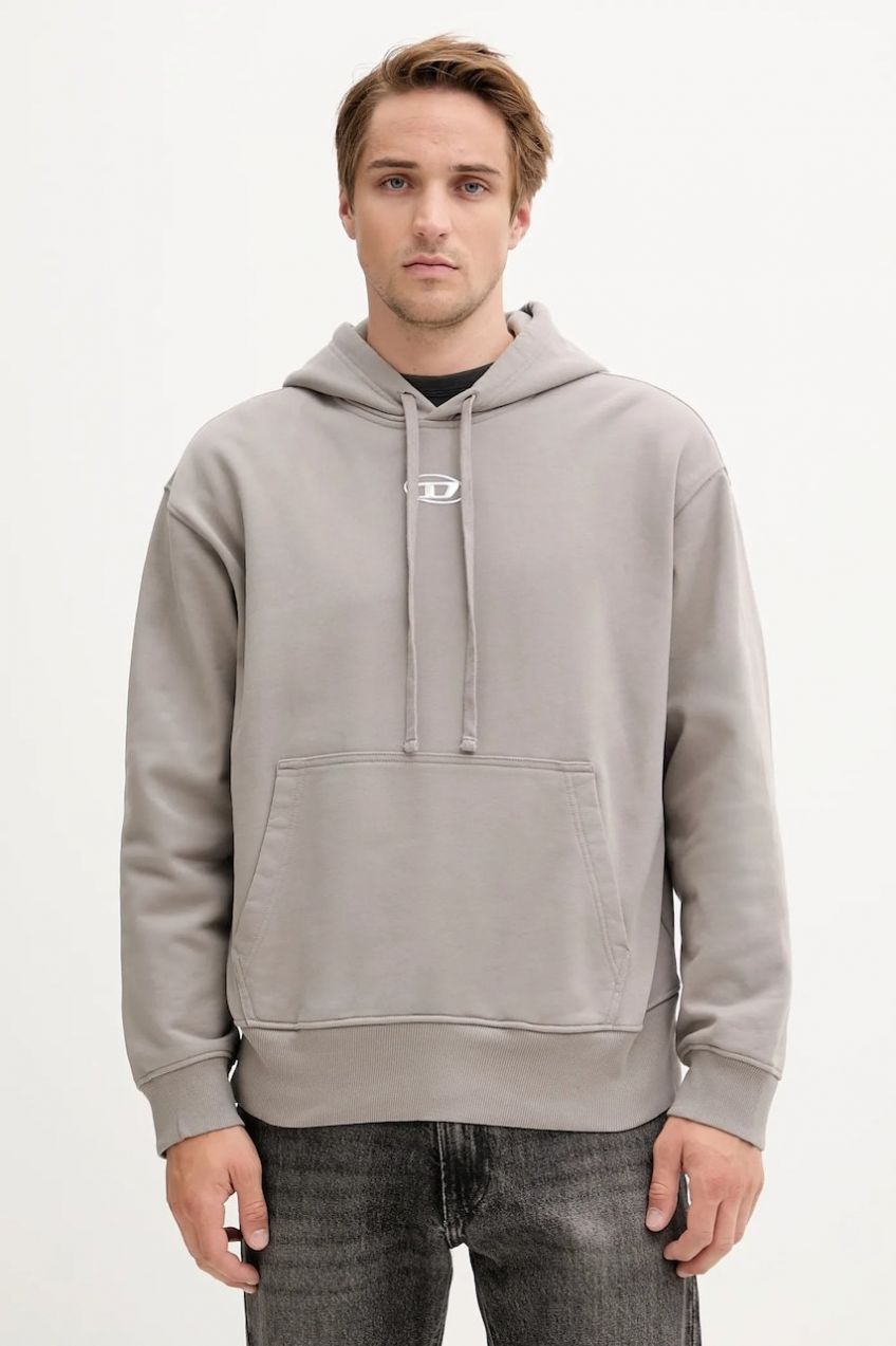 Bavlnená mikina Diesel S-MACS-HOOD-OD