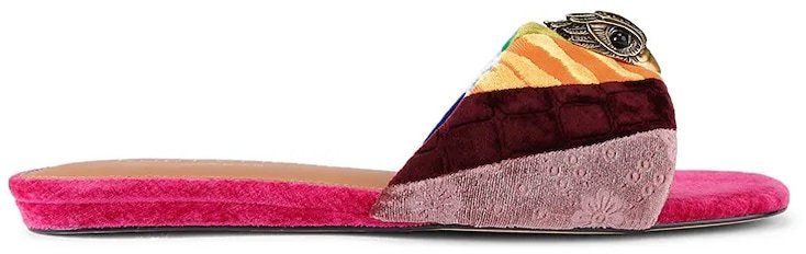 Kožené šľapky Kurt Geiger London Kensington Flat Sandal