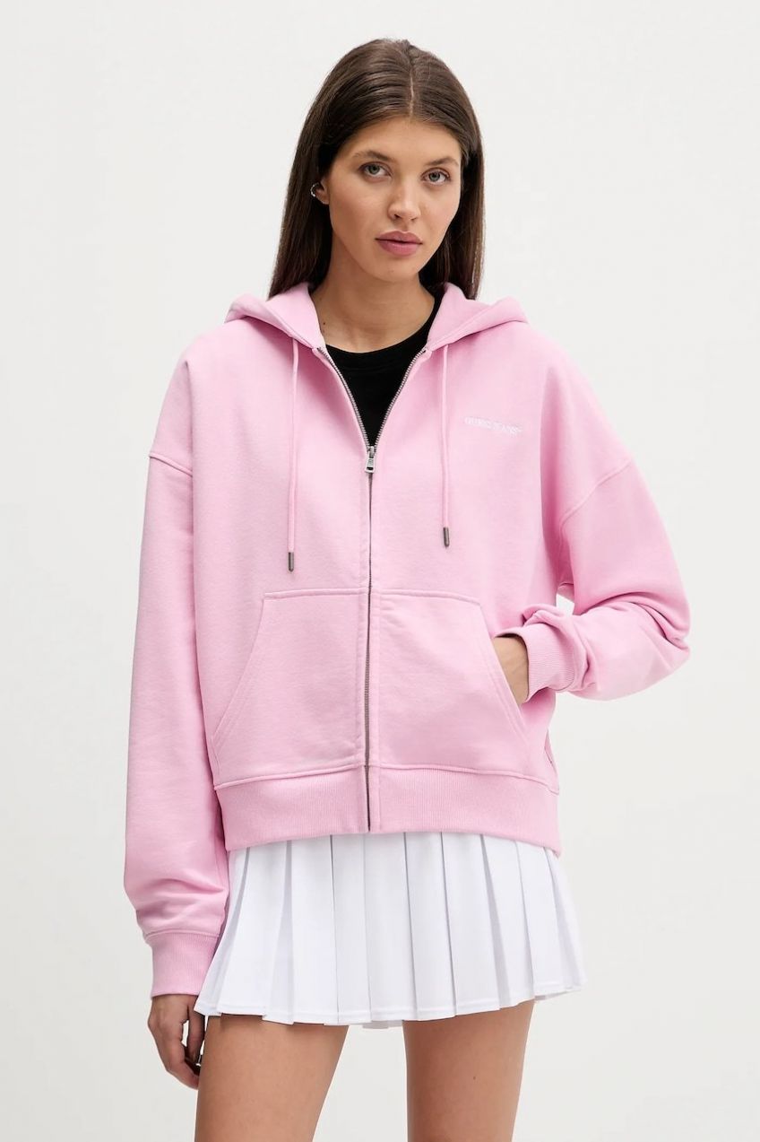 Bavlnená mikina Guess Jeans