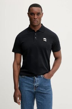 Bavlnené polo tričko Karl Lagerfeld