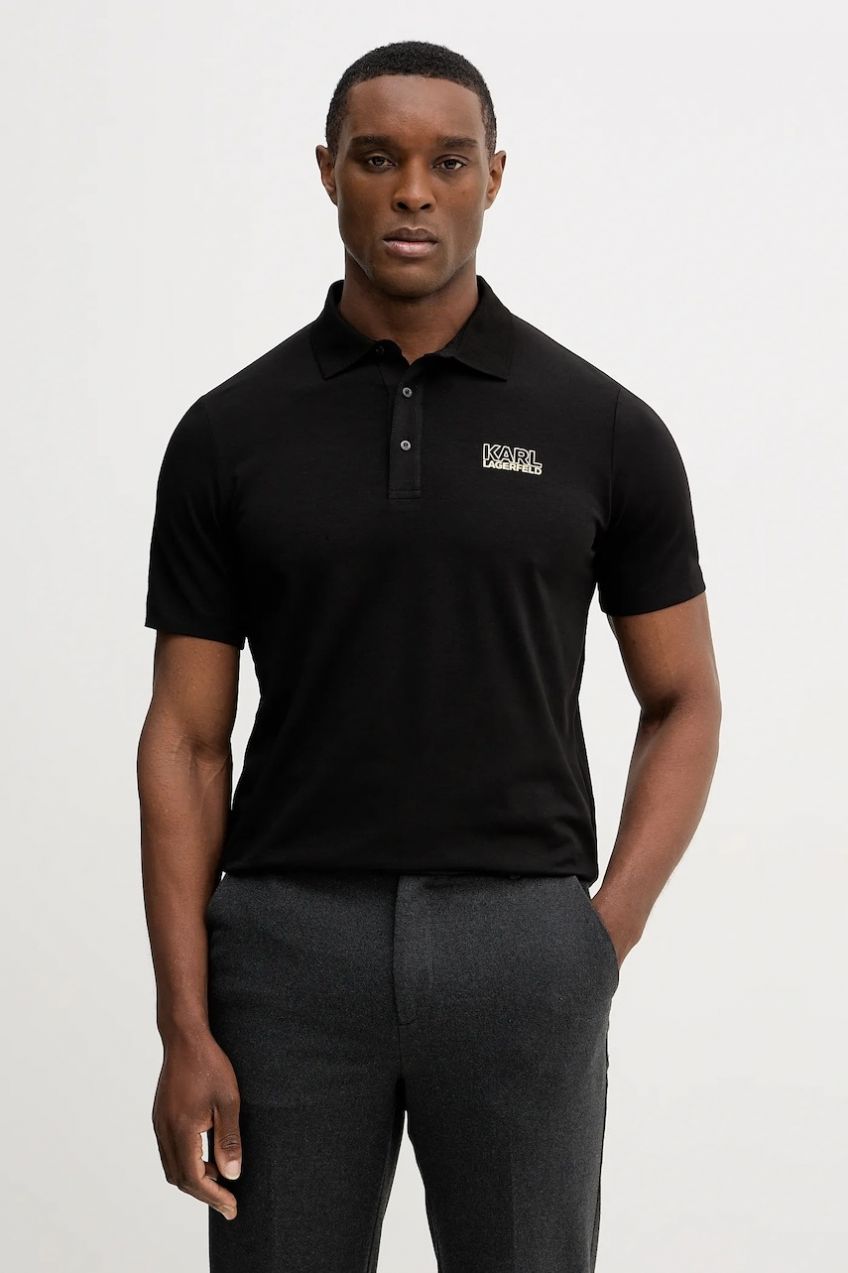 Polo tričko Karl Lagerfeld