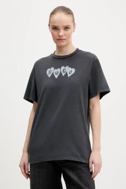 Bavlnené tričko HUGO Vintage Tee_22