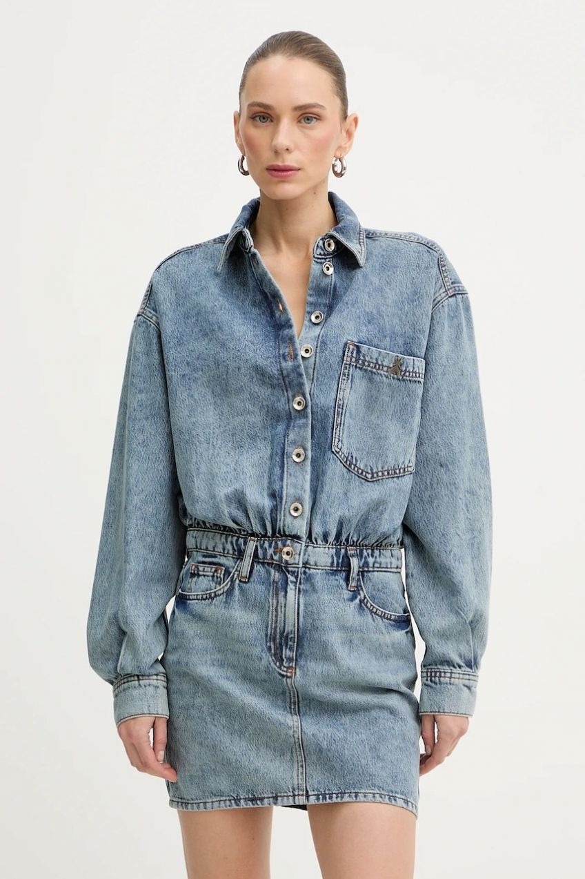 Rifľové šaty Patrizia Pepe