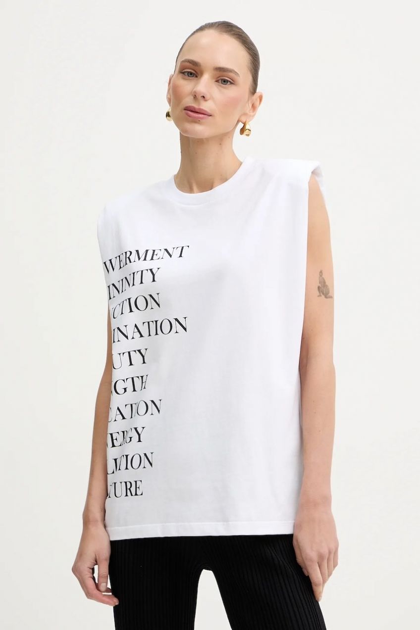 Bavlnený top Elisabetta Franchi