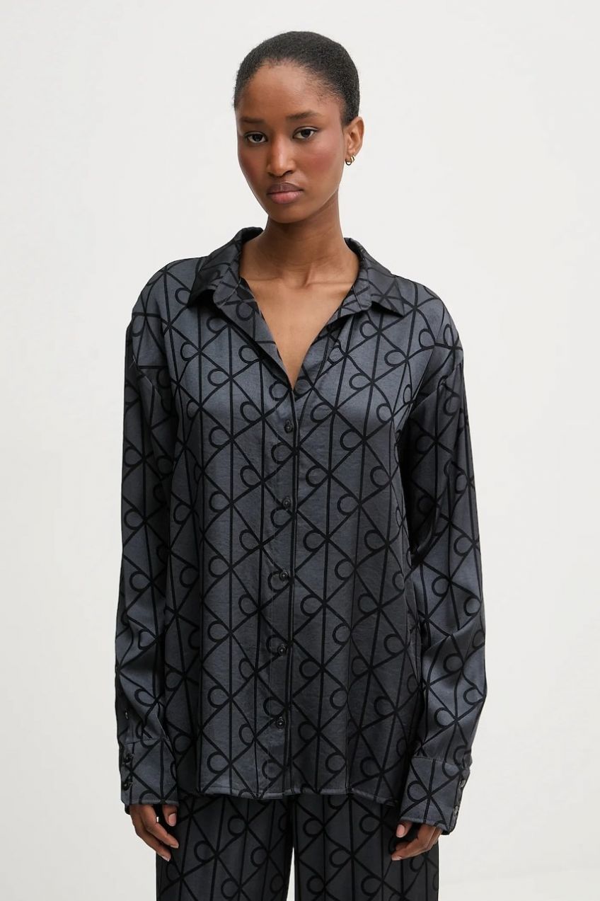 Pyžamová košeľa Calvin Klein Underwear