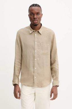 Košeľa A.P.C. A.P.C. Chemise Cassel LIAEK-H12545 BLACK