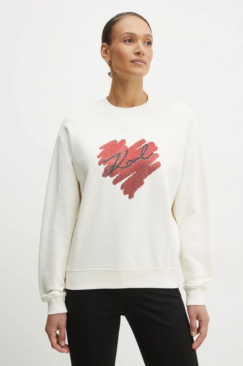 Bavlnená mikina Karl Lagerfeld