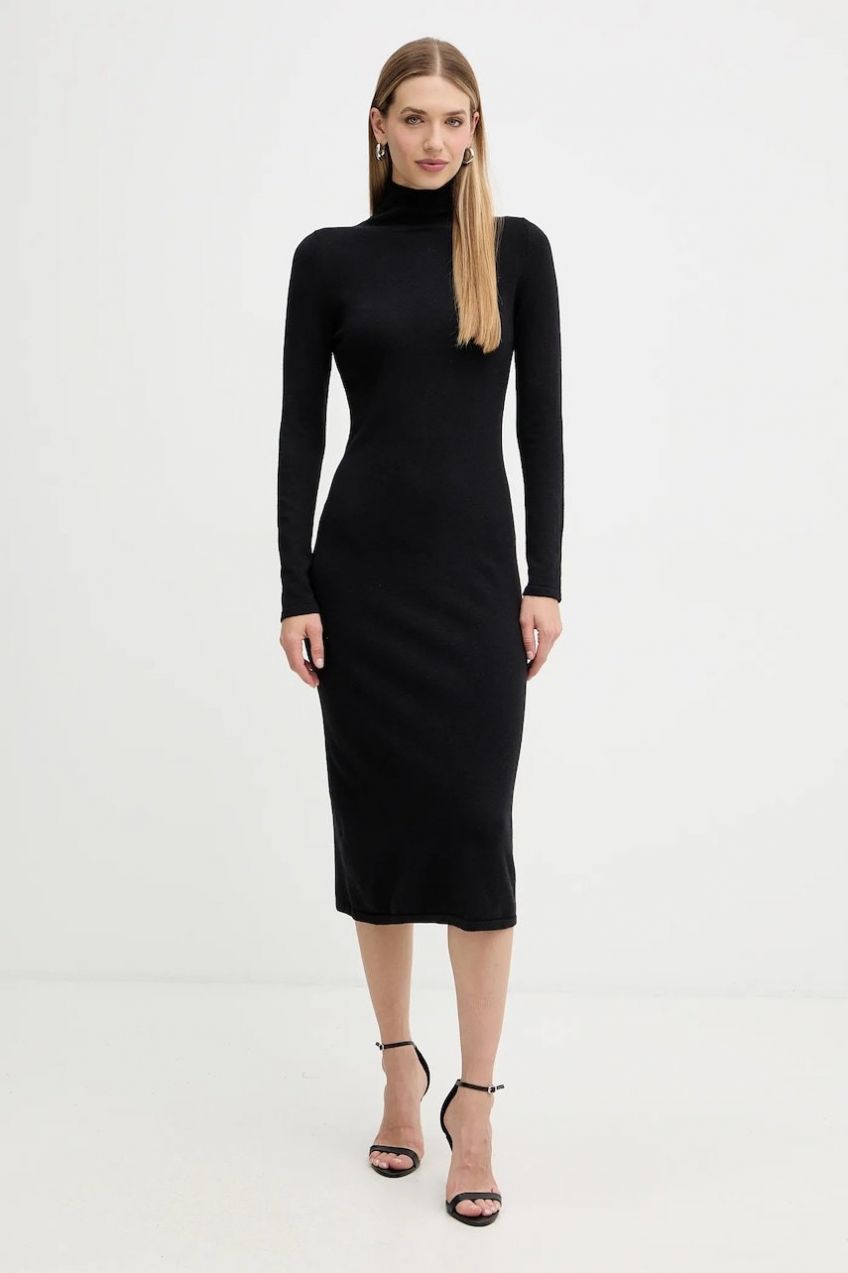 Šaty s prímesou vlny Weekend Max Mara OCROMA