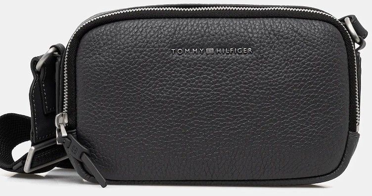 Kožená taška Tommy Hilfiger