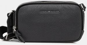 Kožená taška Tommy Hilfiger