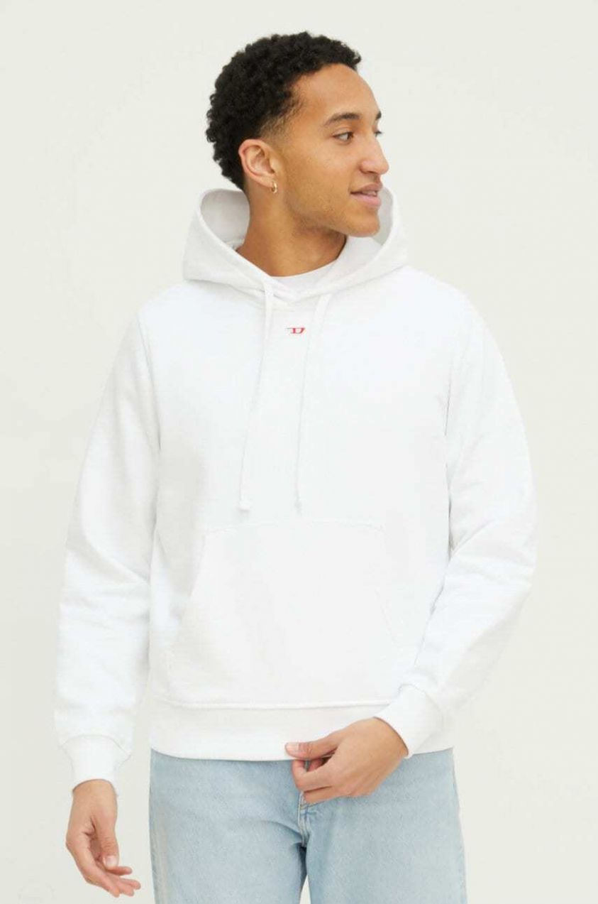 Bavlnená mikina Diesel S-GINN-HOOD-DIV FELPA