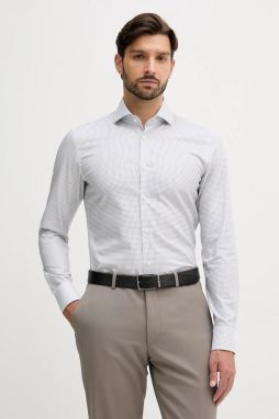 Bavlnená košeľa BOSS H-HANK-spr-B1-C1-253