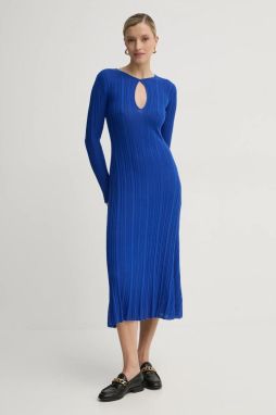 Šaty s prímesou hodvábu Pepe Jeans NATASHA