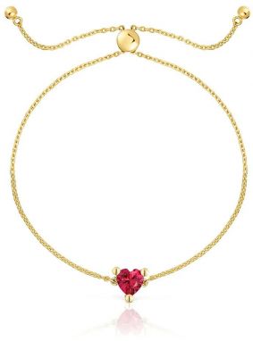 Strieborný pozlátený náramok Tous