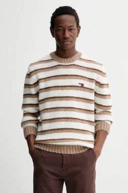 Sveter s prídavkom alpaky Tommy Jeans