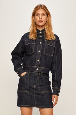 Pepe Jeans - Rifľová bunda Peggy x Dua Lipa