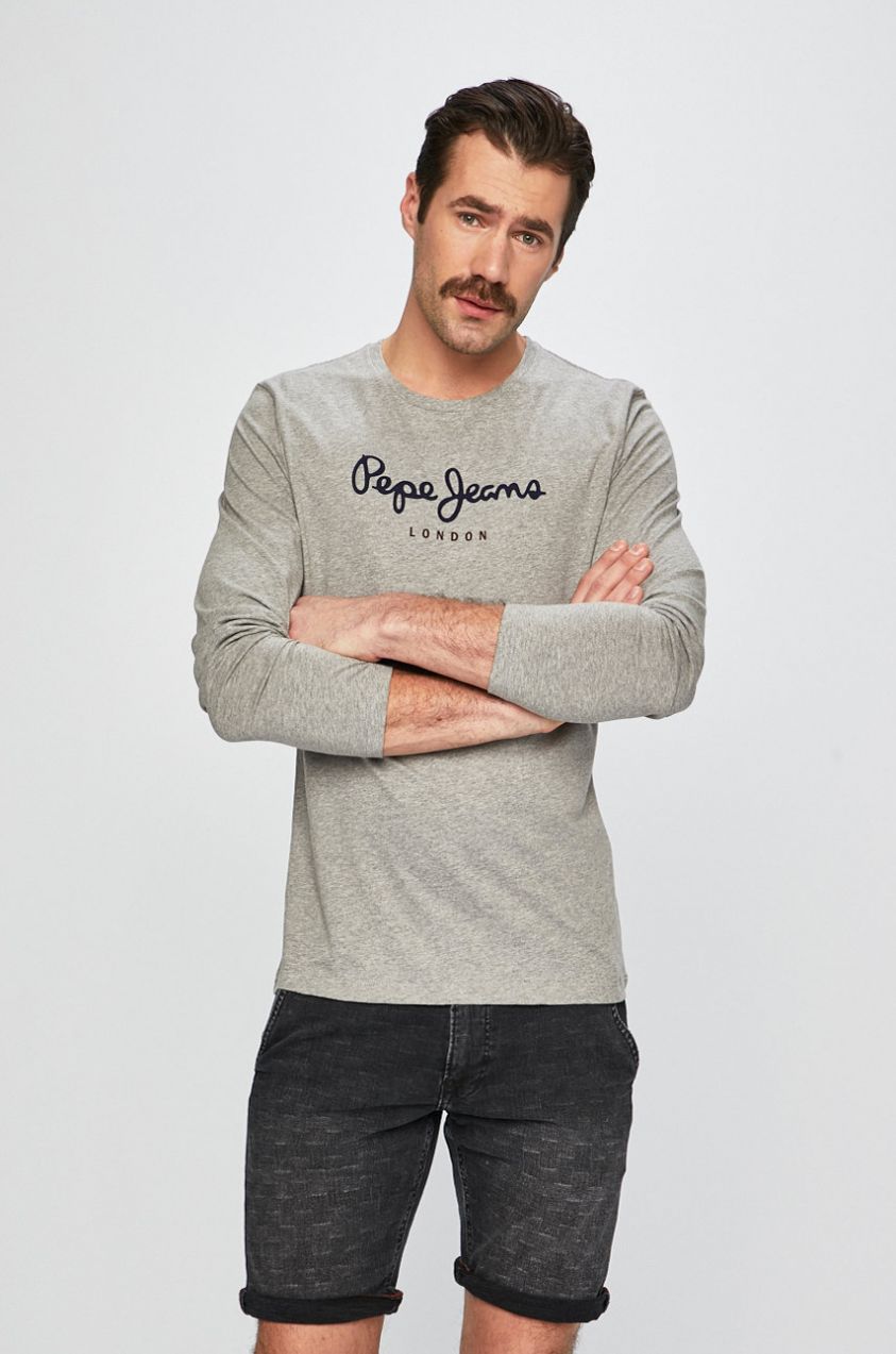 Pepe Jeans - Pánske tričko s dlhým rukávom