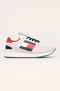 sneakersy tommy jeans high cleated sneaker en0en00288 black 990