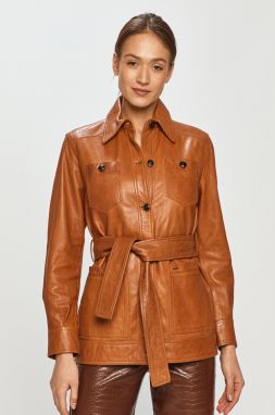 Pepe Jeans - Kožená bunda Clair