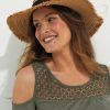 Blancheporte Jednofarebné šaty s macramé, eco friendly  galéria
