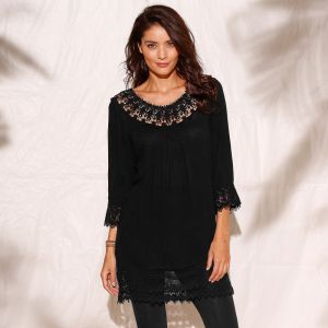 Blancheporte Dlhá tunika s macramé 