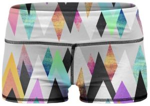 Women Training Shorts Colorful Peaks XS