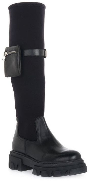 Čižmy do mesta Priv Lab  VITELLO NERO