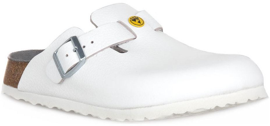 Nazuvky BIRKENSTOCK  BOSTON ESD WHITE CALZ S