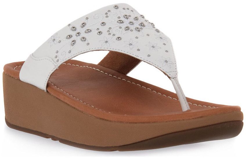Žabky FitFlop  FIT FLOP MYLA FLORAL STUD TOE