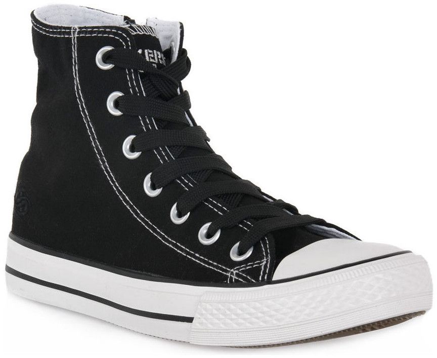 Členkové tenisky Dockers  100 SCHWARZ CANVAS