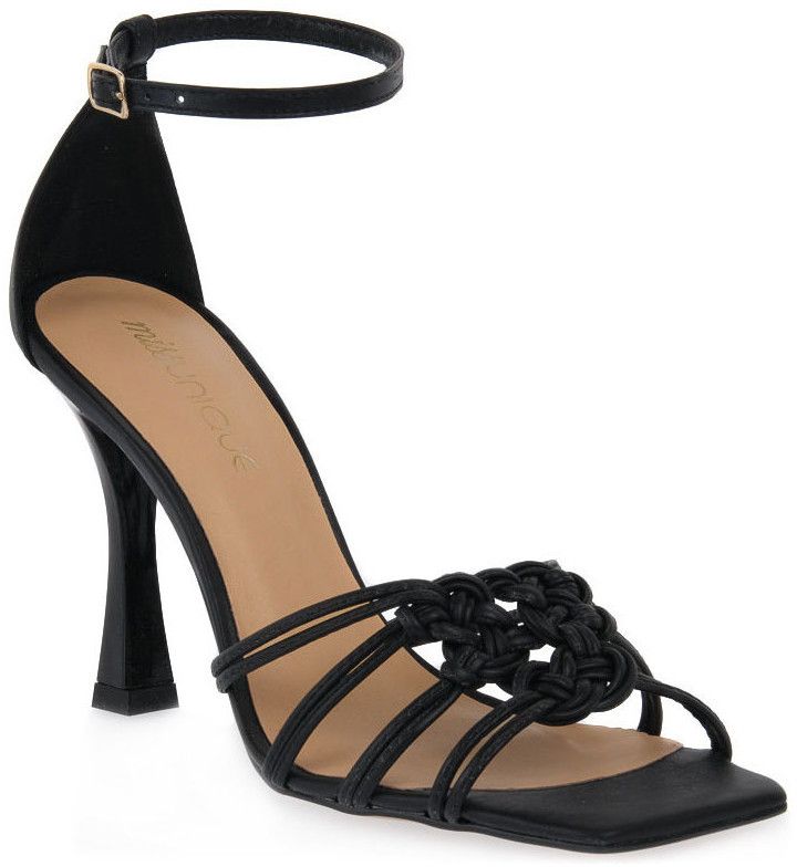 Sandále Miss Unique  UNIQUE   PRETO SMOOTHIE