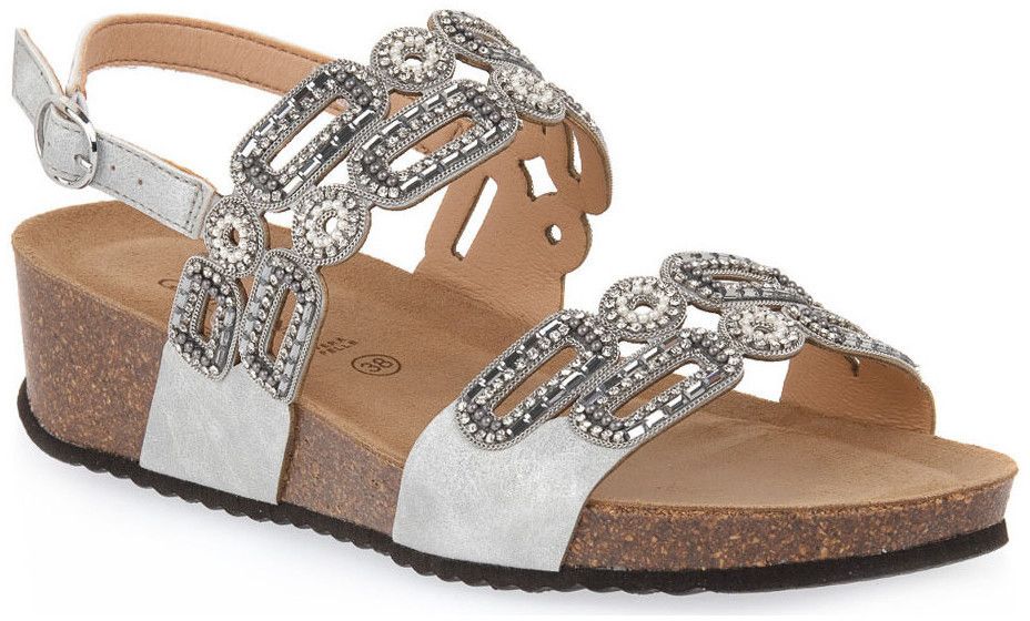 Sandále Grunland  ARGENTO 70 ANIN