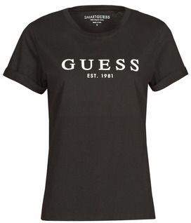 Tričká s krátkym rukávom Guess  ES SS GUESS 1981 ROLL CUFF TEE